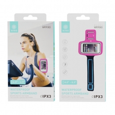 IKREA WR9083 BRAZALETE DEPORTIVO IMPERMEABLE 4.0-6.5" IPX3 ROSA