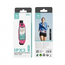 IKREA WR9090 RIÑONERA DEPORTIVA IMPERMEABLE 4.0-6.5" IPX3 ROSA