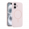 WOOX MX0381 FUNDA MAGNÉTICA DE SILICONA MICROPERFORADA PARA IPHONE 13 ROSA