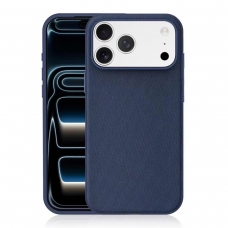 MX0492 FUNDA AZUL MAGSAFE DE TELA CALIDAD PREMIUM ANTI SHOCK TACTO CÓMODO PARA IPHONE 17