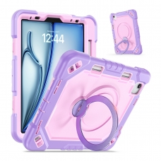 MX0461 FUNDA MALVA ANTIGOLES CALIDAD PREMIUM CON SOPORTE GIRATORIO 360°PARA IPAD AIR 11 2026/2025/2024/PRO 11 2018/2020/2021/2022/AIR 4/5 10.9