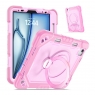 MX0461 FUNDA ORO ROSA ANTIGOLES CALIDAD PREMIUM CON SOPORTE GIRATORIO 360°PARA IPAD AIR 11 2026/2025/2024/PRO 11 2018/2020/2021/2022/AIR 4/5 10.9
