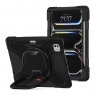 MX0469 FUNDA NEGRA ANTIGOLPES 3 EN 1 CON SOPORTE GIRATORIO 360º PARA IPAD PRO 11 2024/2025