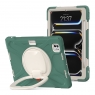 MX0469 FUNDA VERDE ANTIGOLPES 3 EN 1 CON SOPORTE GIRATORIO 360º PARA IPAD PRO 11 2024/2025