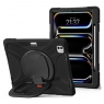MX0471 FUNDA NEGRA ANTIGOLPES 3 EN 1 CON SOPORTE GIRATORIO 360º PARA IPAD PRO 13 2024/2025