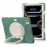 MX0471 FUNDA VERDE ANTIGOLPES 3 EN 1 CON SOPORTE GIRATORIO 360º PARA IPAD PRO 13 2024/2025