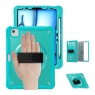 MX0473 FUNDA AZUL CLARO 2 EN 1 CON SOPORTE GIRATORIO 360º Y BANDA DE MANO PARA IPAD AIR 11 2026/2025/2024/PRO 11 2018/2020/2021/2022/AIR 4/5 10.9
