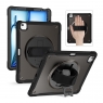 MX0475 FUNDA NEGRA 2 EN 1 CON SOPORTE GIRATORIO 360º Y BANDA DE MANO PARA IPAD AIR 13 2026/2025/2024/PRO 12.9 2018/2020/2021/2022-MX0475