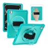 MX0476 FUNDA AZUL CLARO 2 EN 1 CON SOPORTE GIRATORIO 360º Y BANDA DE MANO PARA IPAD PRO 13 2024/2025