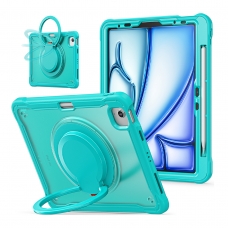 MX0478 FUNDA AZUL CLARO 2 EN 1 CON SOPORTE GIRATORIO 360º PARA IPAD AIR 11 2026/2025/2024/PRO 11 2018/2020/2021/2022/AIR 4/5 10.9