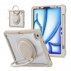 MX0478 FUNDA CAQUI 2 EN 1 CON SOPORTE GIRATORIO 360º PARA IPAD AIR 11 2026/2025/2024/PRO 11 2018/2020/2021/2022/AIR 4/5 10.9