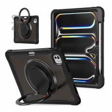MX0479 FUNDA NEGRA 2 EN 1 CON SOPORTE GIRATORIO 360º PARA IPAD PRO 11 2024/2025