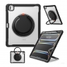 MX0481 FUNDA NEGRA TRANSPARENTE 2 EN 1 CON SOPORTE GIRATORIO 360º PARA IPAD PRO 13 2024/2025