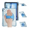 MX0485 FUNDA AZUL CLARO TRANSPARENTE ULTRALIGERA CON SOPORTE 360°Y BANDA DE MANO PROTECCIÓN COMPLETA PARA IPAD AIR 11 2026/2025/2024/PRO 11 2018/2020/2021/2022/AIR 4/5 10.9