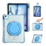 MX0488 FUNDA AZUL CLARO TRANSPARENTE ULTRALIGERA CON SOPORTE 360°PROTECCIÓN COMPLETA PARA IPAD AIR 11 2026/2025/2024/PRO 11 2018/2020/2021/2022/AIR 4/5 10.9