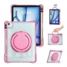 MX0488 FUNDA ROSA TRANSPARENTE ULTRALIGERA CON SOPORTE 360°PROTECCIÓN COMPLETA PARA IPAD AIR 11 2026/2025/2024/PRO 11 2018/2020/2021/2022/AIR 4/5 10.9