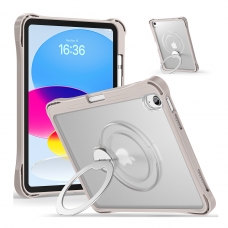 MX0490 FUNDA CAQUI BICOLOR CON SOPORTE GIRATORIO 360° Y PROTECCIÓN ANTIGOLPES PARA IPAD 10TH 2022 10.9"/IPAD 11 2025