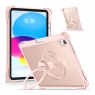 MX0490 FUNDA ROSA BICOLOR CON SOPORTE GIRATORIO 360° Y PROTECCIÓN ANTIGOLPES PARA IPAD 10TH 2022 10.9"/IPAD 11 2025