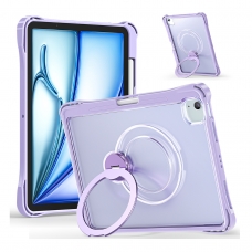 MX0491 FUNDA MALVA BICOLOR CON SOPORTE GIRATORIO 360° Y PROTECCIÓN ANTIGOLPES PARA IPAD AIR 11 2026/2025/2024/PRO 11 2018/2020/2021/2022/AIR 4/5 10.9