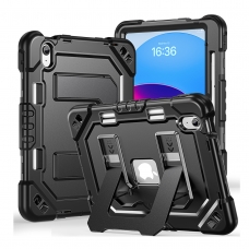MX0569 FUNDA NEGRA ANTIGOLPE CON SOPORTE PARA IPAD 10ª GEN 2022 10.9"/IPAD 11 2025