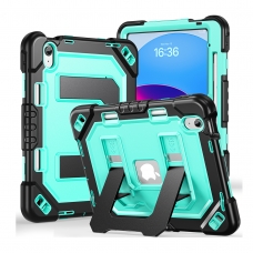 MX0569 FUNDA VERDE ANTIGOLPE CON SOPORTE PARA IPAD 10ª GEN 2022 10.9"/IPAD 11 2025