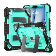 MX0571 FUNDA VERDE ANTIGOLPE CON SOPORTE PARA IPAD AIR 11" 2024/2025/2026/PRO 11" 2018/2020/2021/2022/AIR 4/5 10.9"
