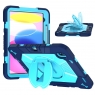 MX0575 FUNDA AZUL ANTIGOLPE CON SOPORTE GIRATORIO 360°PARA IPAD 10TH 2022 10.9"/IPAD 11 2025