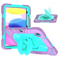 MX0575 FUNDA LILA ANTIGOLPE CON SOPORTE GIRATORIO 360°PARA IPAD 10TH 2022 10.9"/IPAD 11 2025