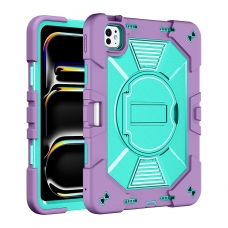 MX0576 FUNDA LILA ANTIGOLPE CON SOPORTE GIRATORIO 360°PARA IPAD AIR 11 2026/2025/2024/PRO 11 2018/2020/2021/2022/AIR 4/5 10.9
