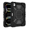 MX0578 FUNDA NEGRA ANTIGOLPE CON SOPORTE GIRATORIO 360°PARA IPAD PRO 11 2024/2025