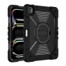 MX0579 FUNDA NEGRA ANTIGOLPE CON SOPORTE GIRATORIO 360°PARA IPAD PRO 13 2024/2025