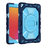 MX0580 FUNDA AZUL ANTIGOLPE CON SOPORTE GIRATORIO 360°PARA IPAD 10.2(7TH 2019/8TH 2020/9TH 2021)/IPAD PRO 10.5 (2017)