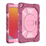 MX0580 FUNDA FUCSIA ANTIGOLPE CON SOPORTE GIRATORIO 360°PARA IPAD 10.2(7TH 2019/8TH 2020/9TH 2021)/IPAD PRO 10.5 (2017)