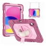 MX0581 FUNDA FUCSIA ANTIGOLPE 360°CON CORREA Y BANDOLERA PARA IPAD 10TH 2022 10.9"/IPAD 11 2025