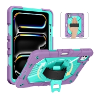 MX0582 FUNDA LILA ANTIGOLPE 360°CON CORREA Y BANDOLERA PARA IPAD AIR 11 2026/2025/2024/PRO 11 2018/2020/2021/2022/AIR 4/5 10.9
