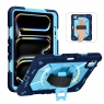 MX0584 FUNDA AZUL ANTIGOLPE 360°CON CORREA Y BANDOLERA PARA IPAD PRO 11 2024/2025