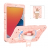 MX0586 FUNDA ORO ROSA ANTIGOLPE 360°CON CORREA Y BANDOLERA PARA IPAD 10.2(7TH 2019/8TH 2020/9TH 2021)/IPAD PRO 10.5 (2017)