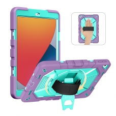 MX0586 FUNDA LILA ANTIGOLPE 360°CON CORREA Y BANDOLERA PARA IPAD 10.2(7TH 2019/8TH 2020/9TH 2021)/IPAD PRO 10.5 (2017)