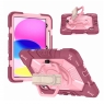 MX0587 FUNDA FUCSIA ANTIGOLPE CON ASA DE MANO 360°Y BANDOLERA PARA IPAD 10TH 2022 10.9"/IPAD 11 2025