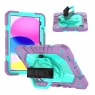 MX0587 FUNDA LILA ANTIGOLPE CON ASA DE MANO 360°Y BANDOLERA PARA IPAD 10TH 2022 10.9"/IPAD 11 2025