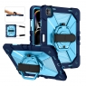 MX0589 FUNDA AZUL ANTIGOLPE CON ASA DE MANO 360°Y BANDOLERA PARA IPAD AIR 13 2026/2025/2024