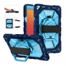 MX0592 FUNDA AZUL ANTIGOLPE CON ASA DE MANO 360°Y BANDOLERA PARA IPAD 10.2(7TH 2019/8TH 2020/9TH 2021)/IPAD PRO 10.5 (2017)