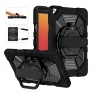 MX0592 FUNDA NEGRA ANTIGOLPE CON ASA DE MANO 360°Y BANDOLERA PARA IPAD 10.2(7TH 2019/8TH 2020/9TH 2021)/IPAD PRO 10.5 (2017)