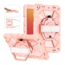 MX0592 FUNDA ORO ROSA ANTIGOLPE CON ASA DE MANO 360°Y BANDOLERA PARA IPAD 10.2(7TH 2019/8TH 2020/9TH 2021)/IPAD PRO 10.5 (2017)