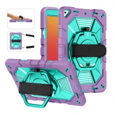 MX0592 FUNDA LILA ANTIGOLPE CON ASA DE MANO 360°Y BANDOLERA PARA IPAD 10.2(7TH 2019/8TH 2020/9TH 2021)/IPAD PRO 10.5 (2017)