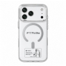 MX0546 FUNDA BLANCA+TRANSPARENTE MAGNÉTICA ANTIGOLPE PARA IPHONE 18 PRO