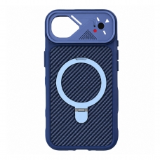 MX0548 FUNDA AZUL MAGNÉTICA CON SOPORTE 360º PROTECCIÓN TOTAL PARA IPHONE 18 PRO