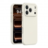 WOOX MX0315 FUNDA PREMIUM DE SILICONA LÍQUIDA PARA IPHONE 17 PRO BLANCA