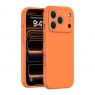 WOOX MX0314 FUNDA PREMIUM DE SILICONA LÍQUIDA PARA IPHONE 17 NARANJA