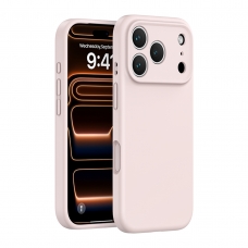 WOOX MX0314 FUNDA PREMIUM DE SILICONA LÍQUIDA PARA IPHONE 17 ROSA